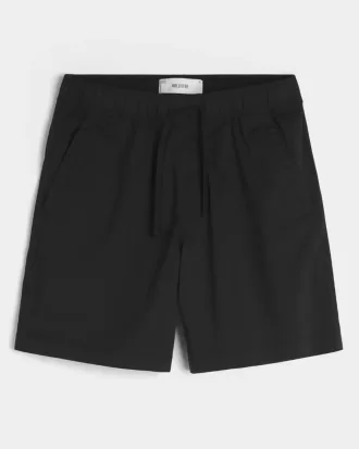 Twill-Shorts über dem Knie