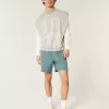 Twill-Shorts zum Überziehen bis zur Mitte des Oberschenkels Twill-Shorts zum Überziehen bis zur Mitte des Oberschenkels