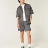 Twill-Shorts zum Überziehen bis zur Mitte des Oberschenkels