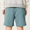Twill-Shorts zum Überziehen bis zur Mitte des Oberschenkels Twill-Shorts zum Überziehen bis zur Mitte des Oberschenkels