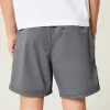Twill-Shorts zum Überziehen bis zur Mitte des Oberschenkels