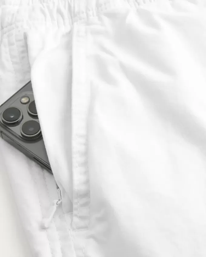 Twill-Shorts zum Überziehen bis zur Mitte des Oberschenkels