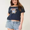 Ultra Low Rise Mini-Jeansshorts in heller Waschung Ultra Low Rise Mini-Jeansshorts in heller Waschung