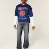 Verwaschene schwarze Baggy-Jeans Verwaschene schwarze Baggy-Jeans
