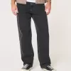 Verwaschene schwarze Baggy-Jeans Verwaschene schwarze Baggy-Jeans