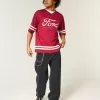 Verwaschene schwarze Skater-Baggy-Jeans