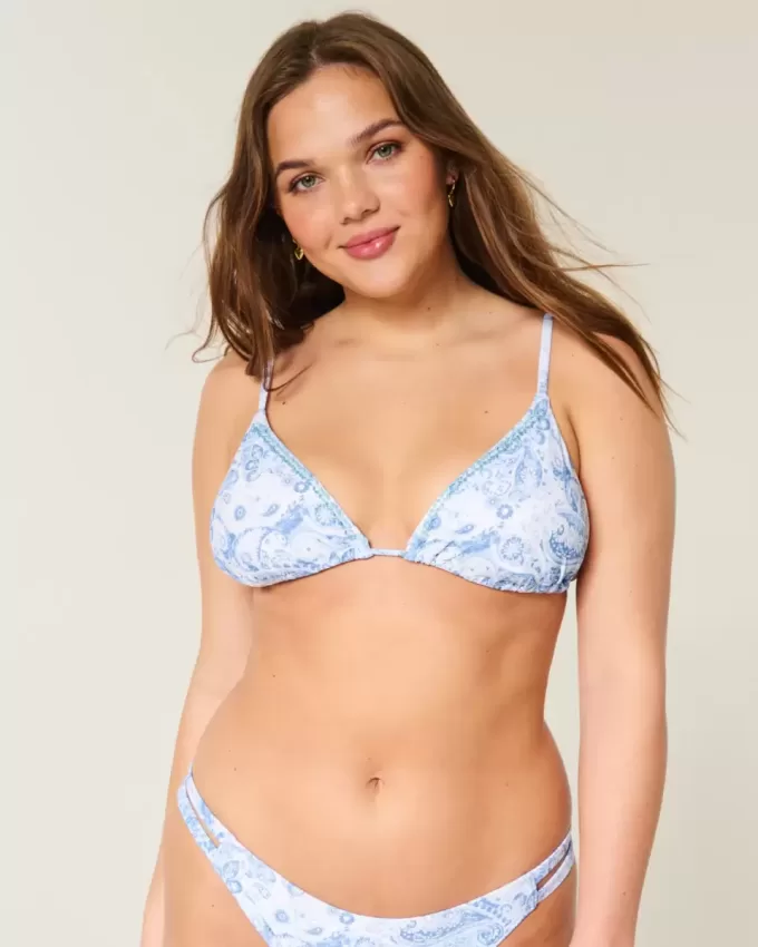 Verziertes Triangel-Bikinioberteil