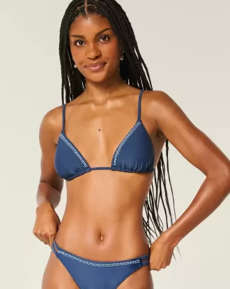 Verziertes Triangel-Bikinioberteil