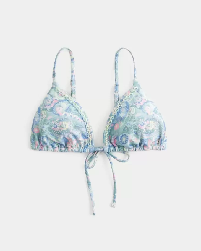 Verziertes Triangel-Bikinioberteil