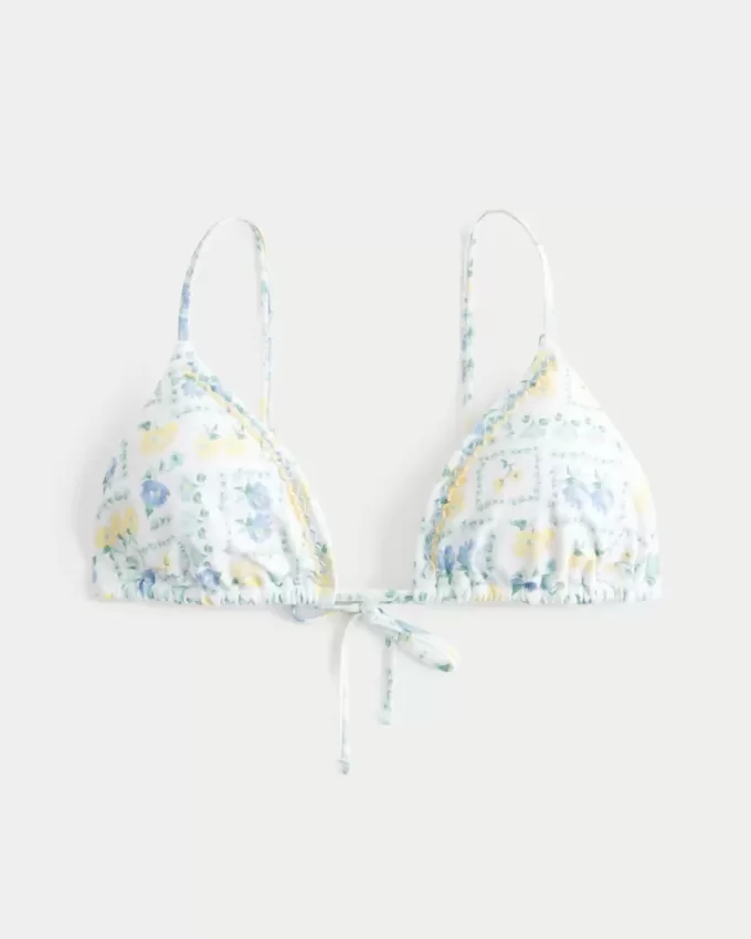 Verziertes Triangel-Bikinioberteil Verziertes Triangel-Bikinioberteil