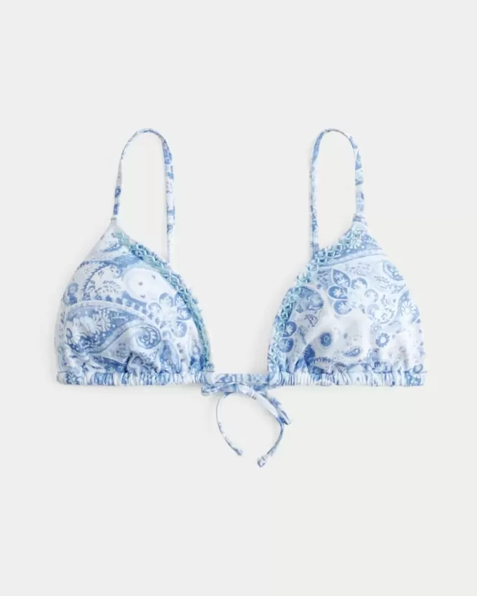 Verziertes Triangel-Bikinioberteil