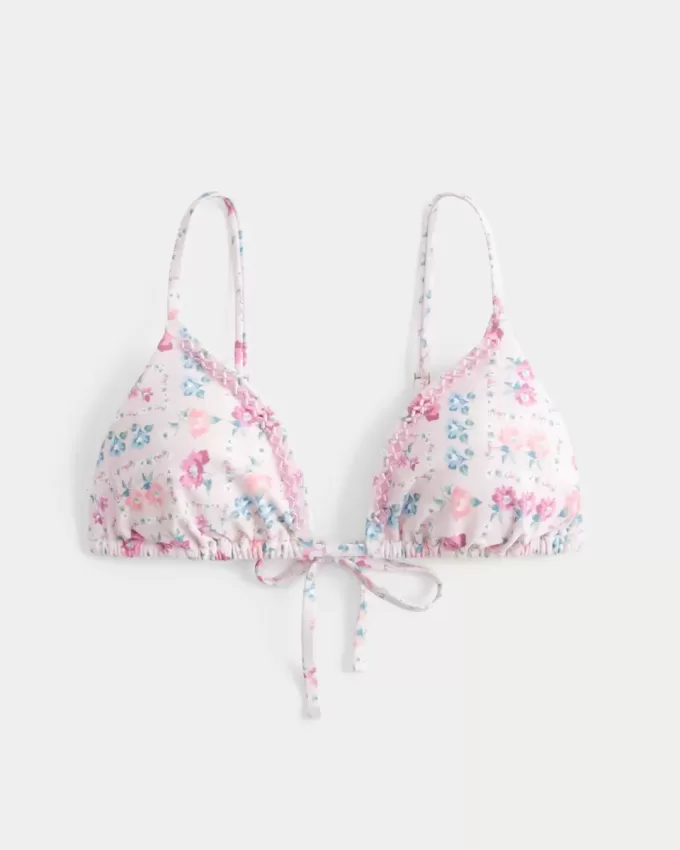 Verziertes Triangel-Bikinioberteil
