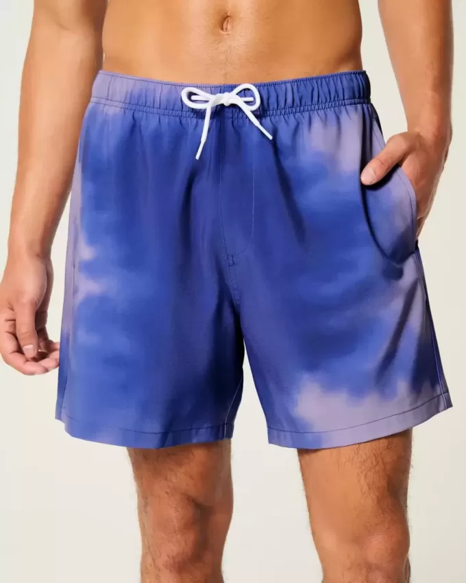 Volley-Badehose bis zur Mitte des Oberschenkels