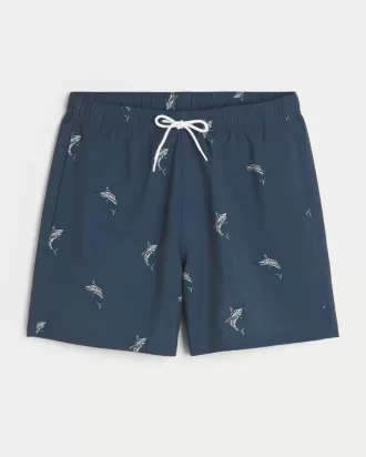 Volley-Badehose bis zur Mitte des Oberschenkels