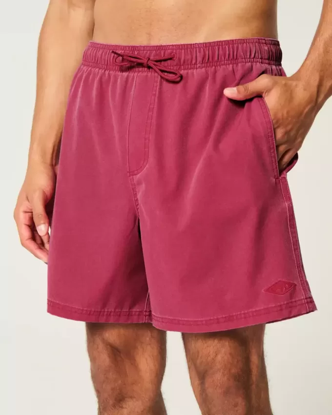 Volley-Badehose bis zur Mitte des Oberschenkels