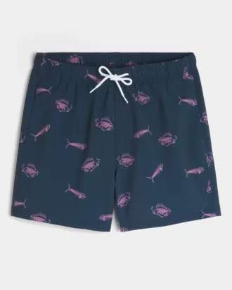 Volley-Badehose bis zur Mitte des Oberschenkels