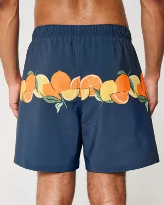 Volley-Badehose bis zur Mitte des Oberschenkels