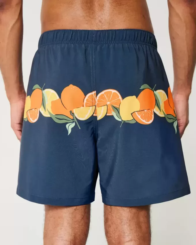 Volley-Badehose bis zur Mitte des Oberschenkels