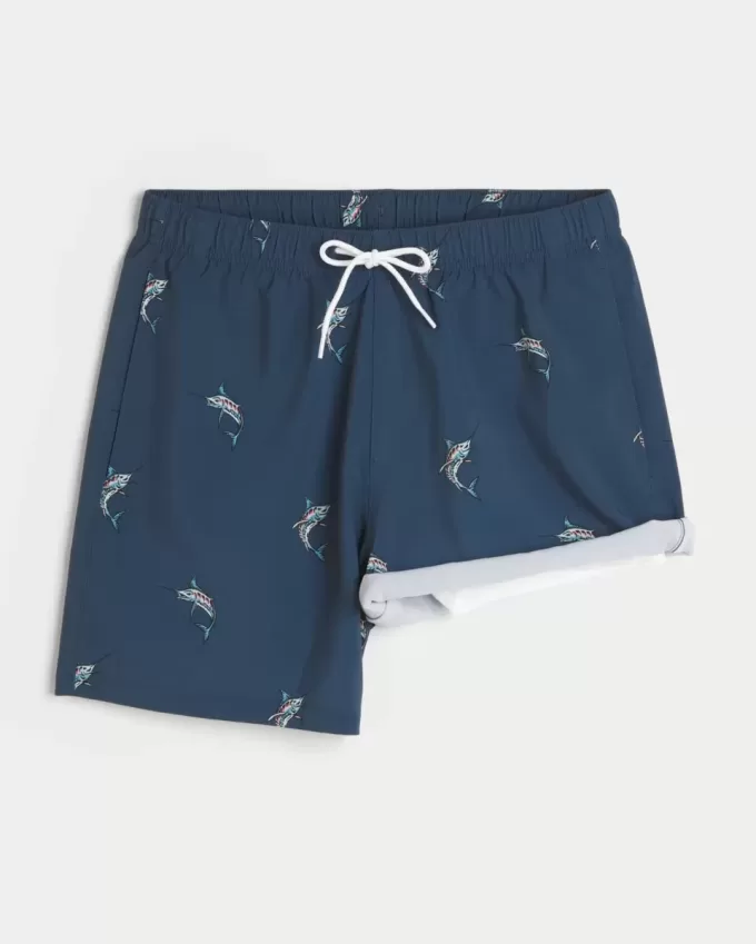 Volley-Badehose bis zur Mitte des Oberschenkels Volley-Badehose bis zur Mitte des Oberschenkels