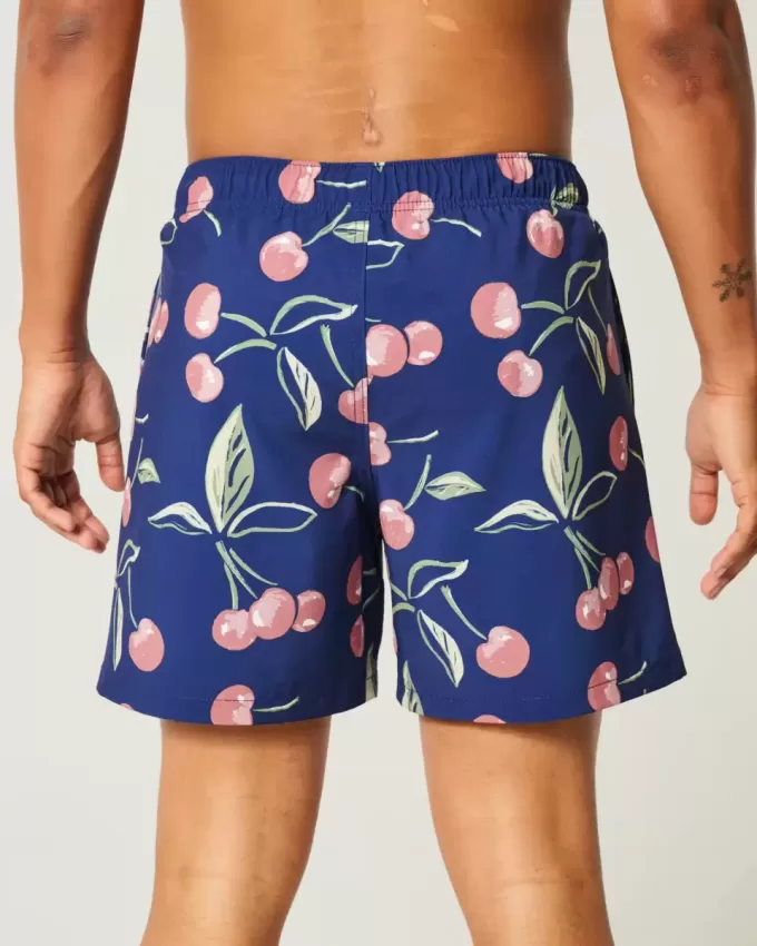 Volley-Badehose bis zur Mitte des Oberschenkels