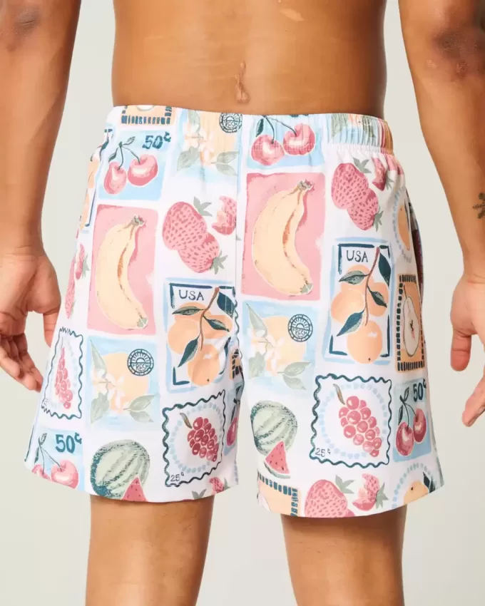 Volley-Badehose bis zur Mitte des Oberschenkels