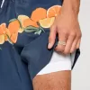 Volley-Badehose bis zur Mitte des Oberschenkels