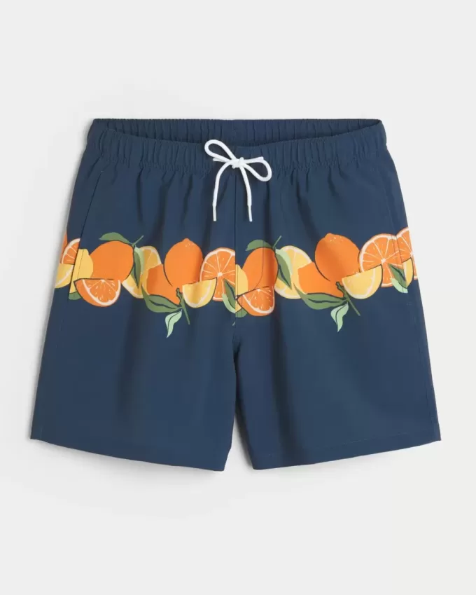 Volley-Badehose bis zur Mitte des Oberschenkels