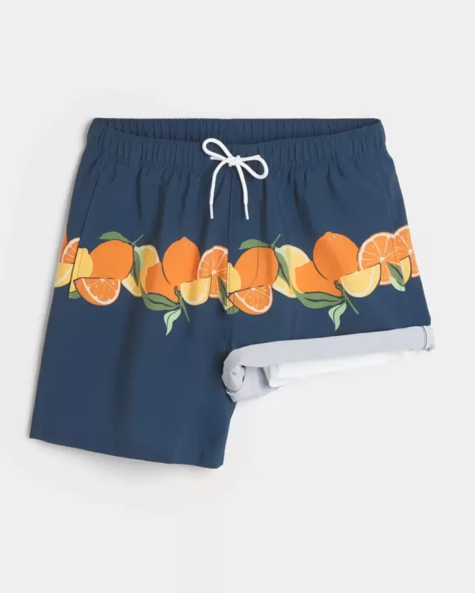 Volley-Badehose bis zur Mitte des Oberschenkels