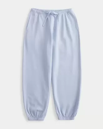 Weite Fleece-Jogginghose