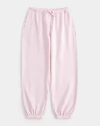 Weite Fleece-Jogginghose