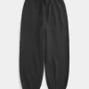Weite Fleece-Jogginghose