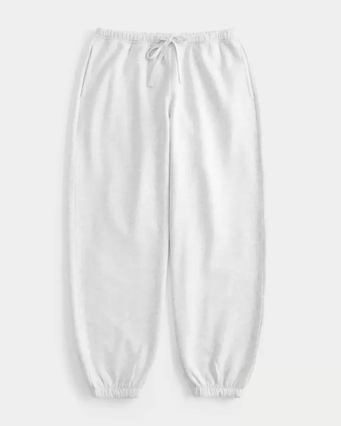 Weite Fleece-Jogginghose