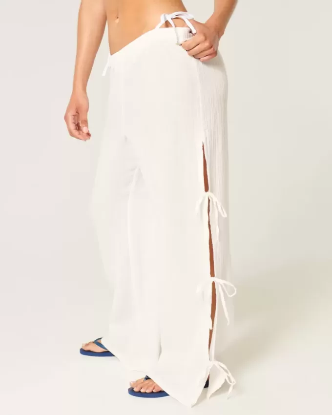 Weite Hose aus Gaze Weite Hose aus Gaze