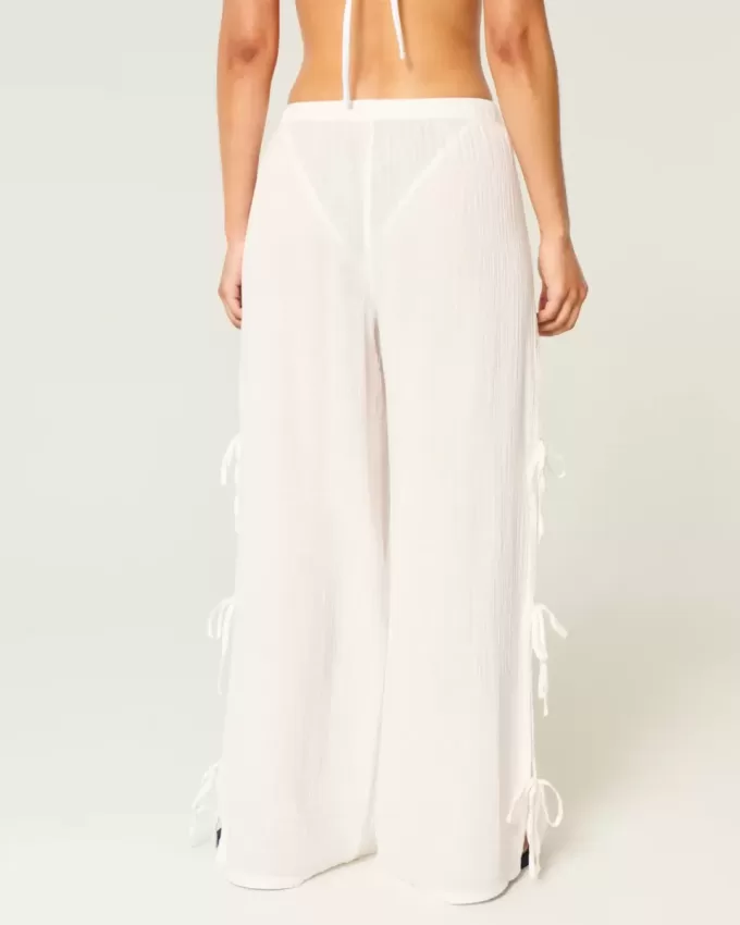 Weite Hose aus Gaze Weite Hose aus Gaze