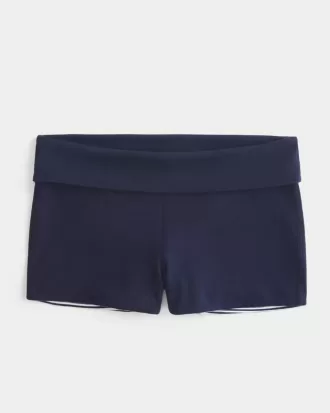Wendbare Shortie-Shorts aus Strick