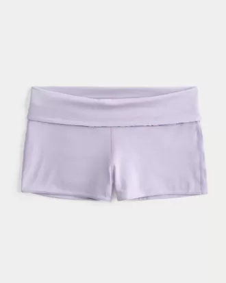 Wendbare Shortie-Shorts aus Strick