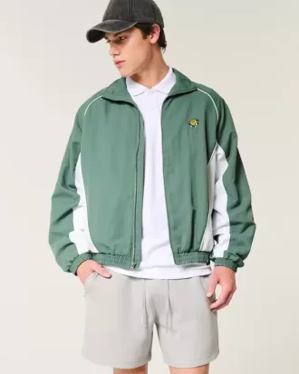 Windjacke mit Golf-Grafik