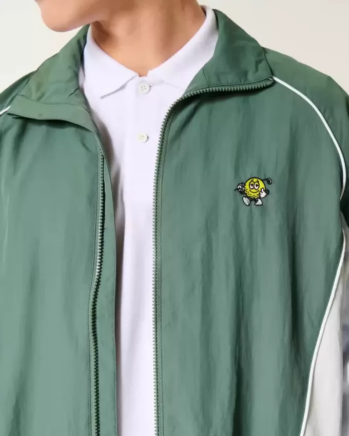 Windjacke mit Golf-Grafik Windjacke mit Golf-Grafik