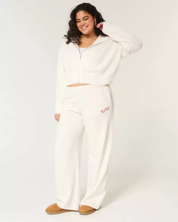 XOXO – Jogginghose mit weitem Bein und Grafik