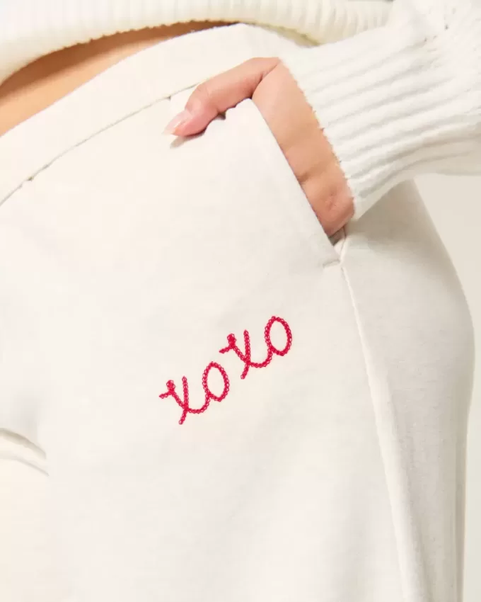XOXO – Jogginghose mit weitem Bein und Grafik