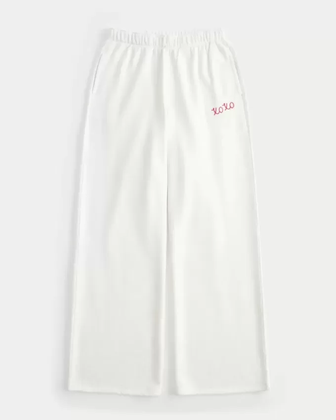 XOXO – Jogginghose mit weitem Bein und Grafik